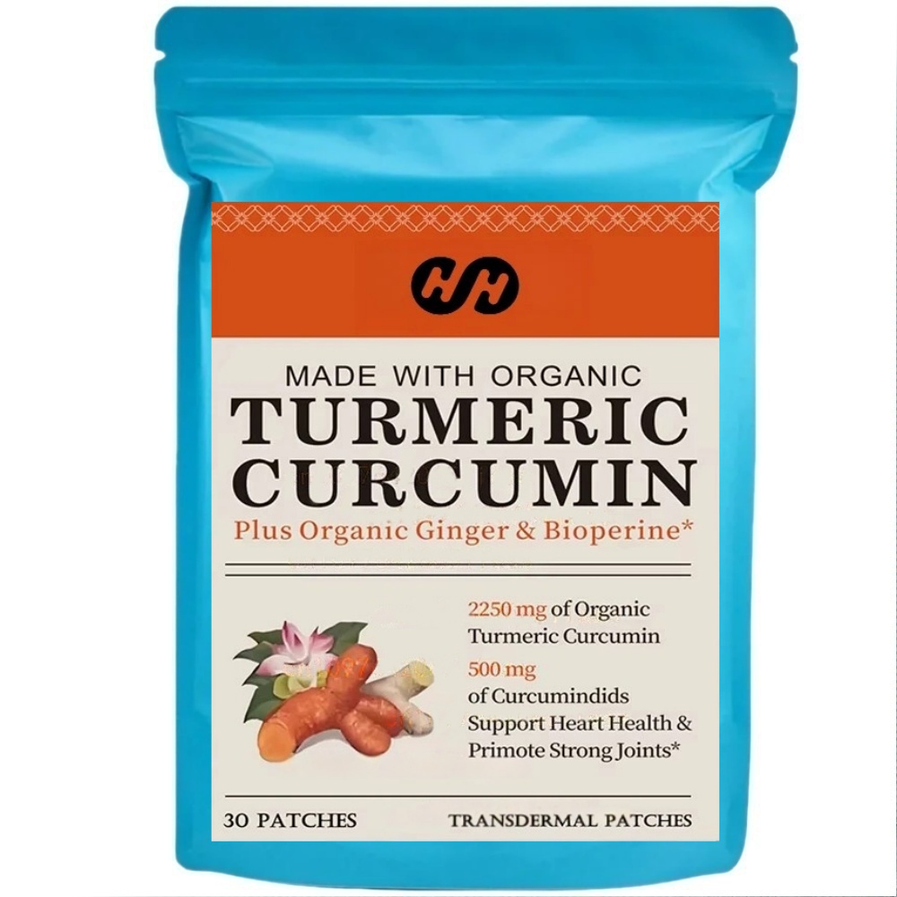 Turmeric - 30 Parches Transdérmicos de Cúrcuma y