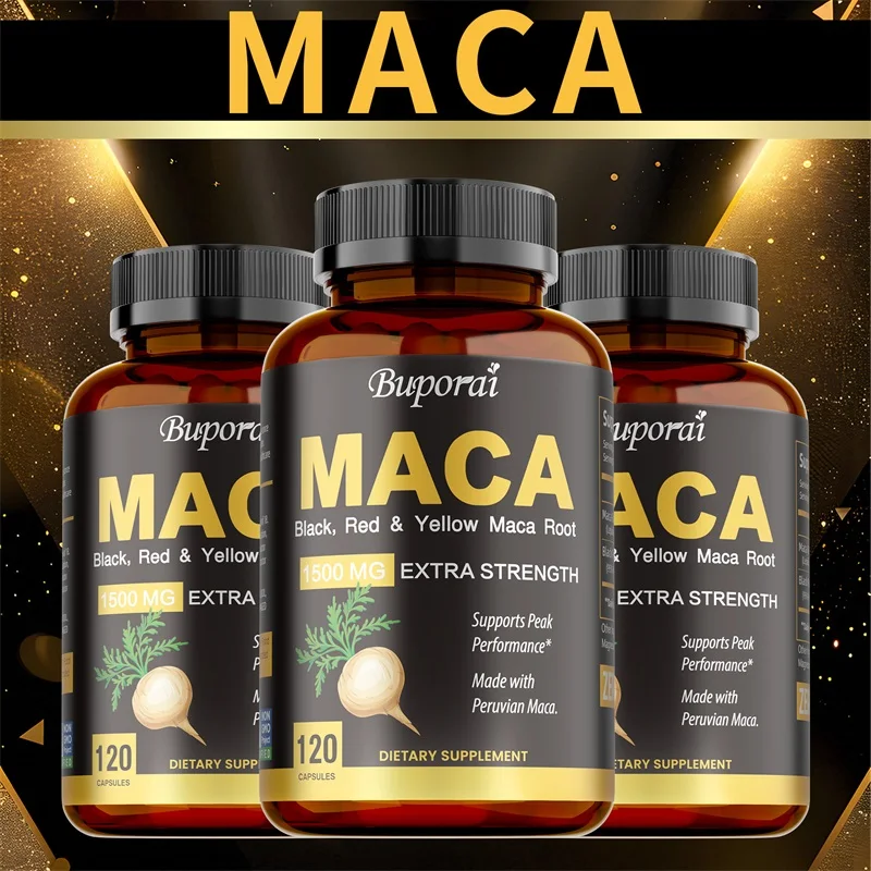 Herbal Supplement - Cápsulas de maca: aumentan el tamaño,