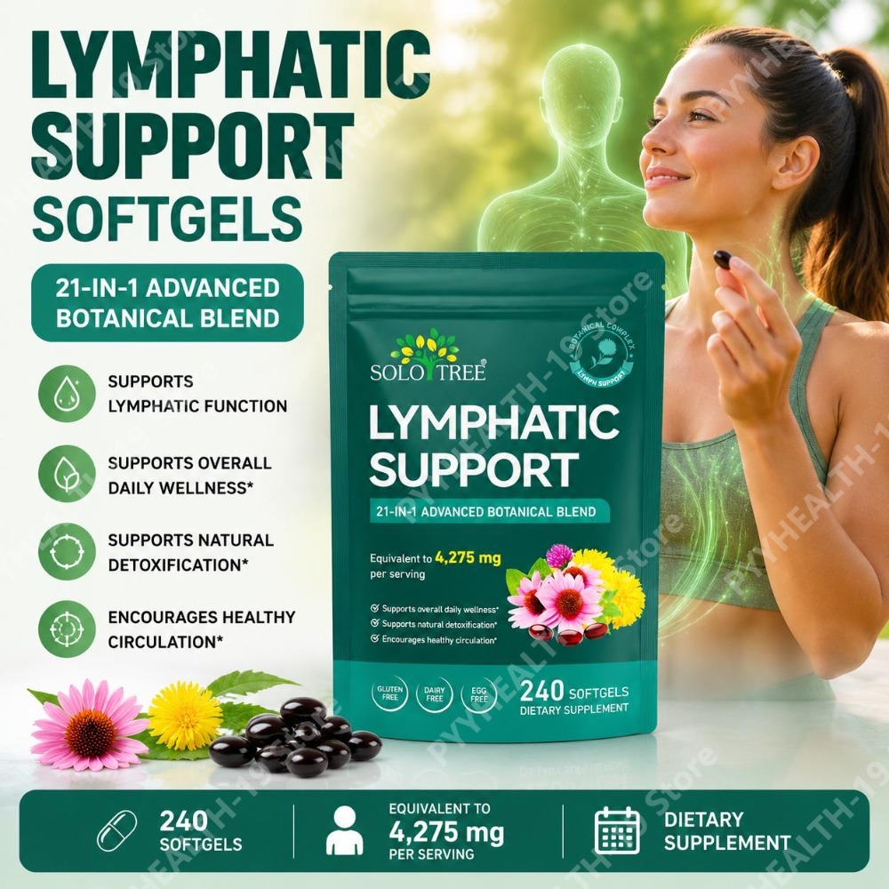 Echinacea - Cápsulas blandas Solo Tree Lymphatic Support