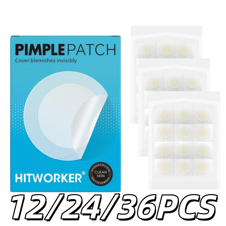Essential Oils - 12/24/36PCS Parche de hidrogel antiacné con