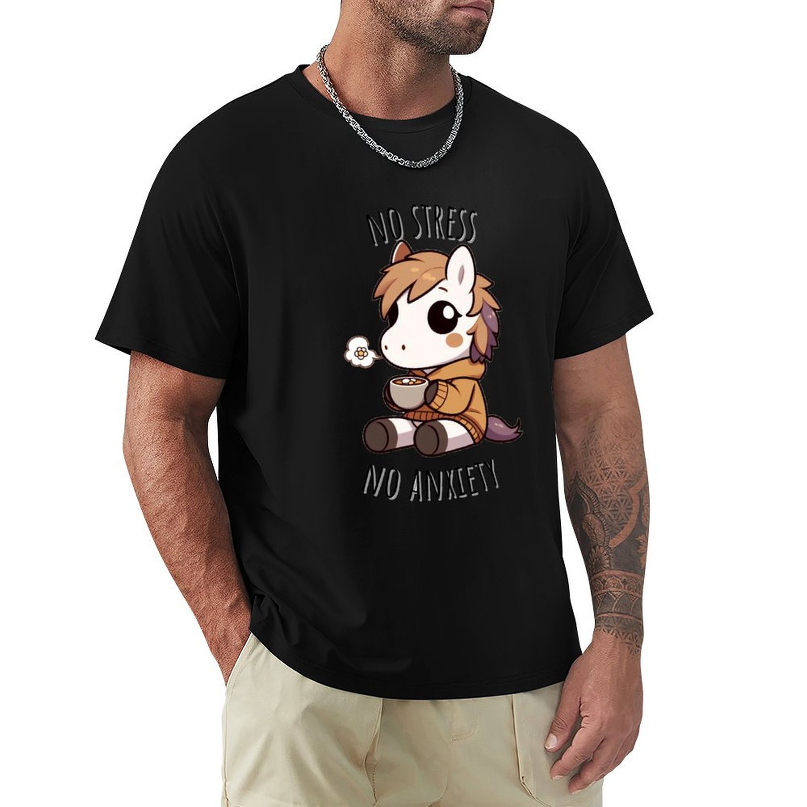 Chamomile Tea - Camiseta Chamomile Tea Horse, camiseta informal
