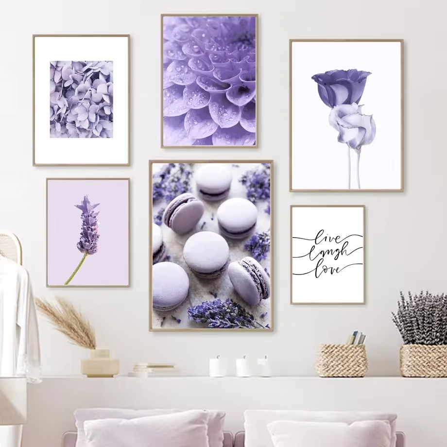 Lavender Oil - Cuadro de arte de pared con