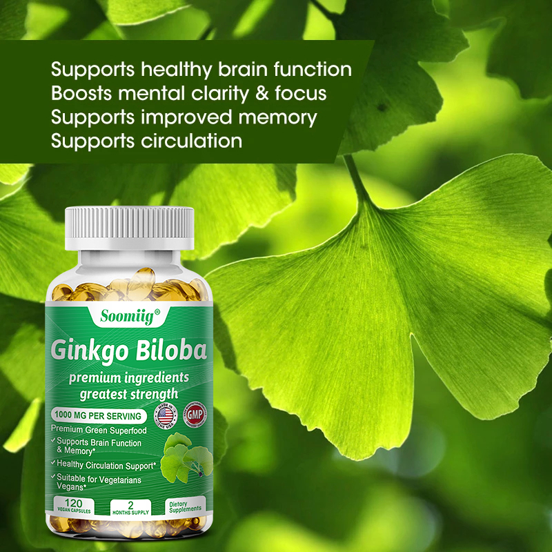 Ginger Tea - Cápsulas de Ginko Biloba - Suplemento
