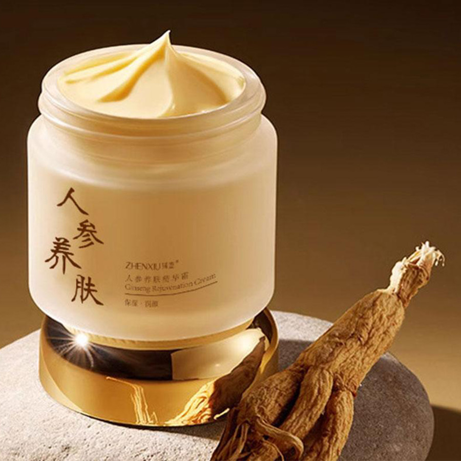Ginger Tea - Crema Facial de Ginseng Chino Antiarrugas,