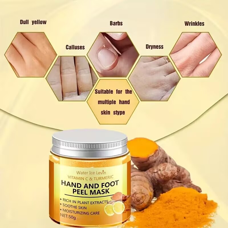 Turmeric - Mascarilla de cera para manos y