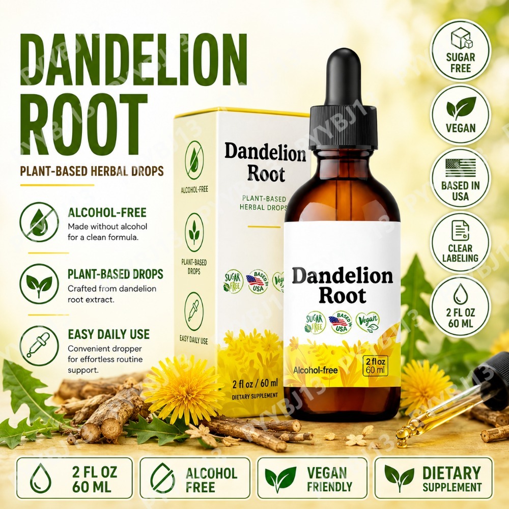 Herbal Tincture - Suplemento de Raíz de Diente de