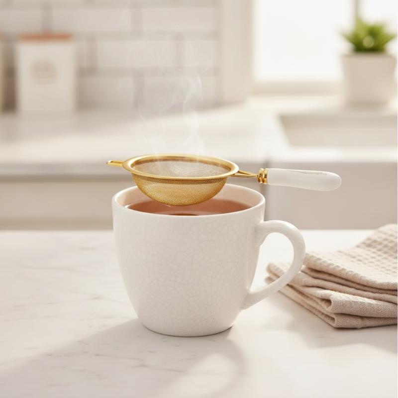 Colador de Té de Acero Inoxida - Herbal Tea reseña y precio