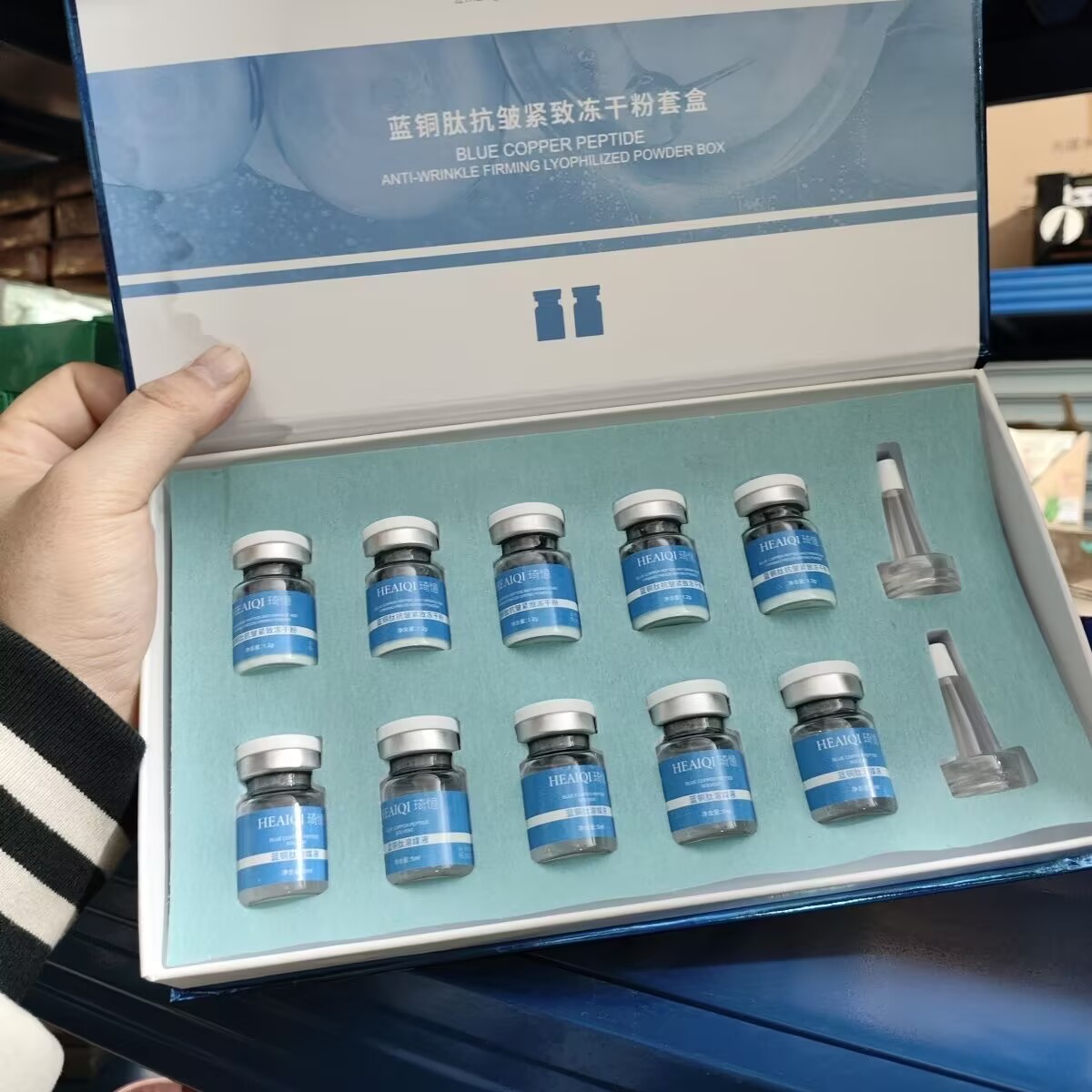 GHK-CU Péptido de Cobre Azul e - Licorice Root Sticks reseña y precio