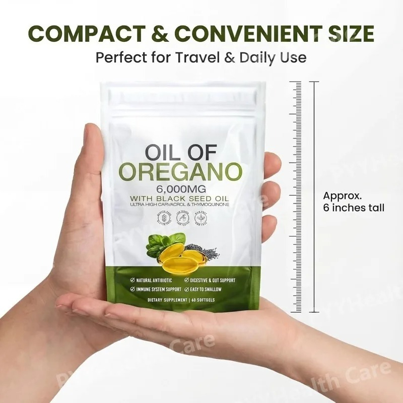 Cápsulas de Aceite de Orégano  - Herbal Supplement reseña y precio