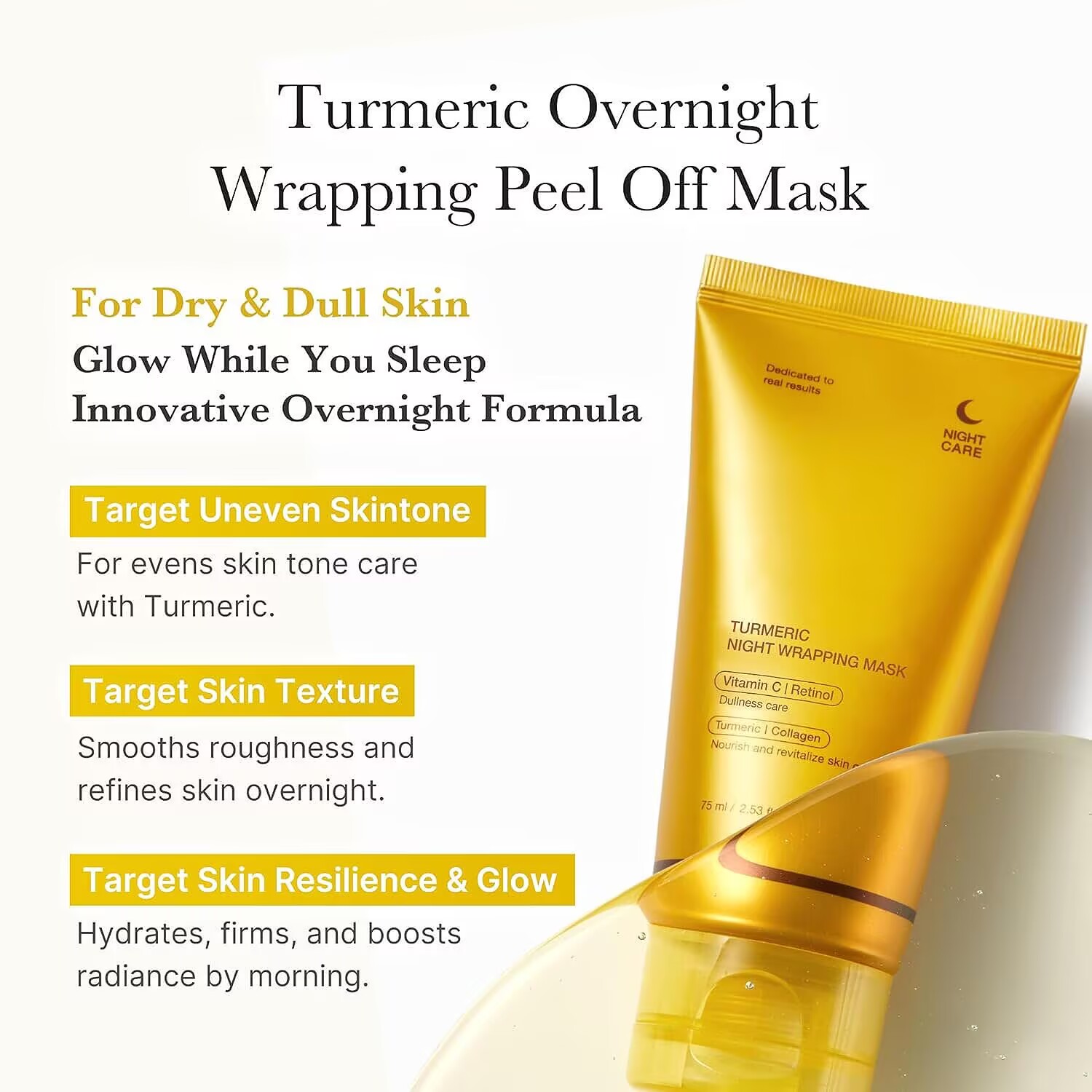 Mascarilla Facial Peel-Off de  - Turmeric reseña y precio