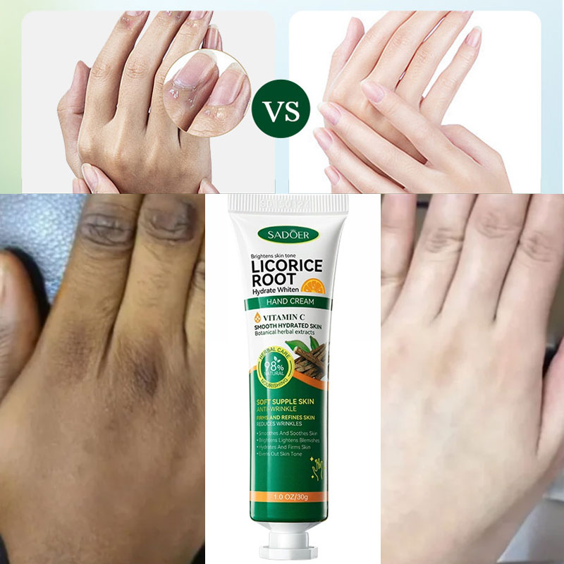 Crema de manos blanqueadora rá - Licorice Root Sticks reseña y precio