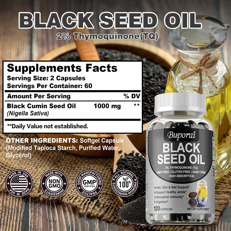 Aceite de Semillas Negras Prem - Herbal Supplement reseña y precio