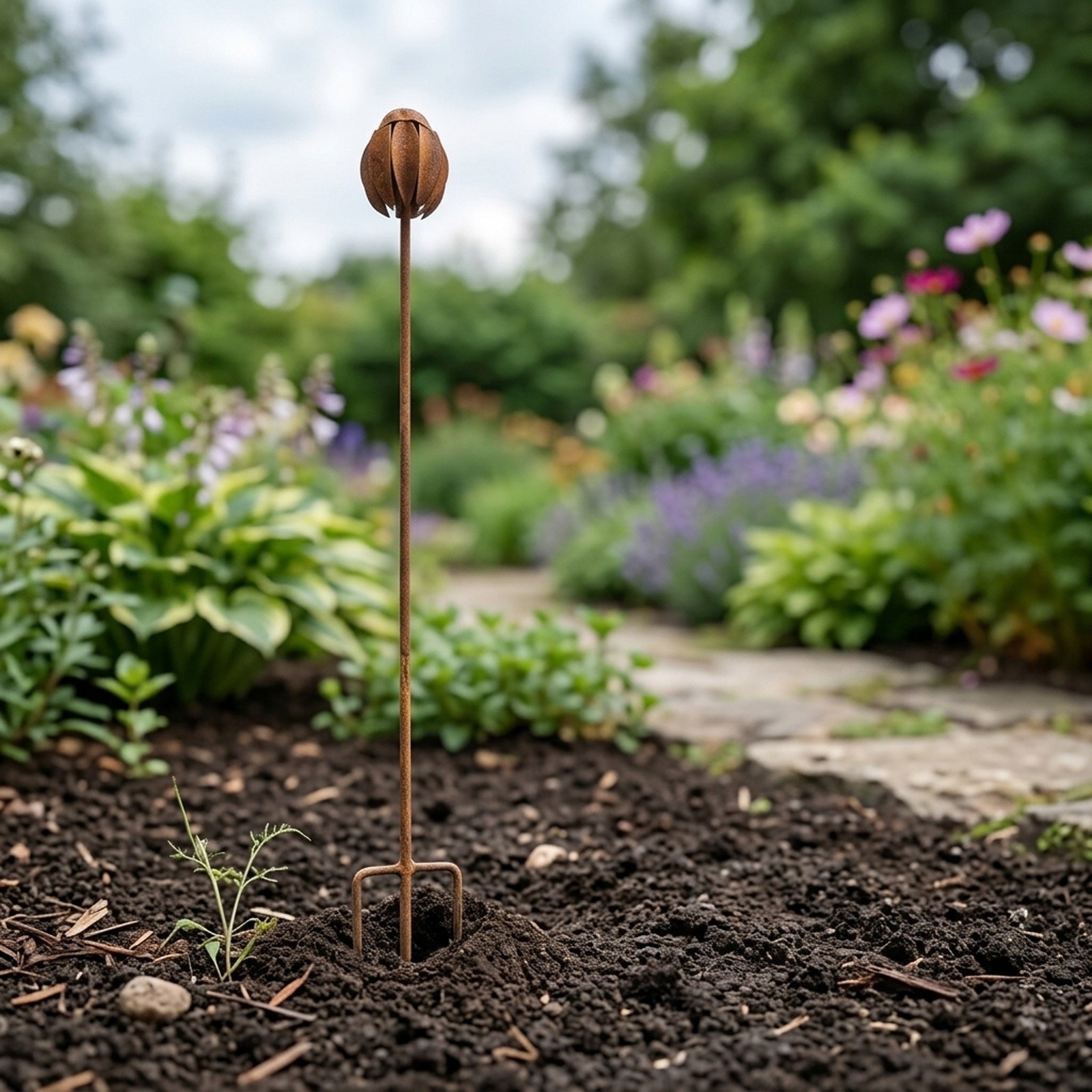 Estaca de Jardín Metálica con  - Echinacea reseña y precio