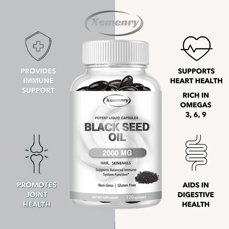 Cápsulas de aceite de semilla  - Herbal Supplement reseña y precio