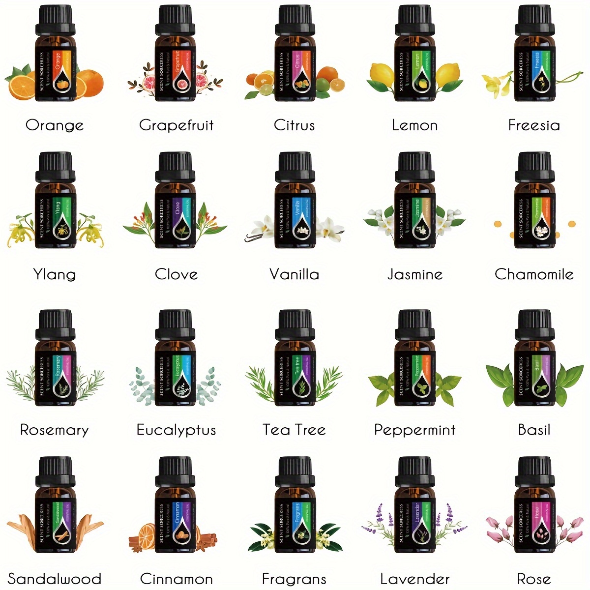 Juego de 20 Aceites Esenciales - Lavender Oil reseña y precio