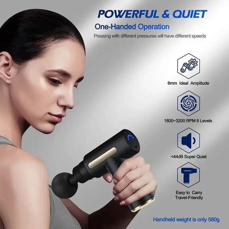 Pistola de masaje fascial port - Health Wellness reseña y precio