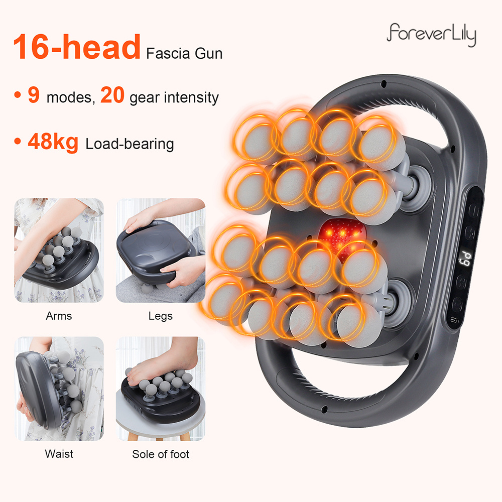 Pistola de Fascia de 16 cabeza - Health Wellness reseña y precio