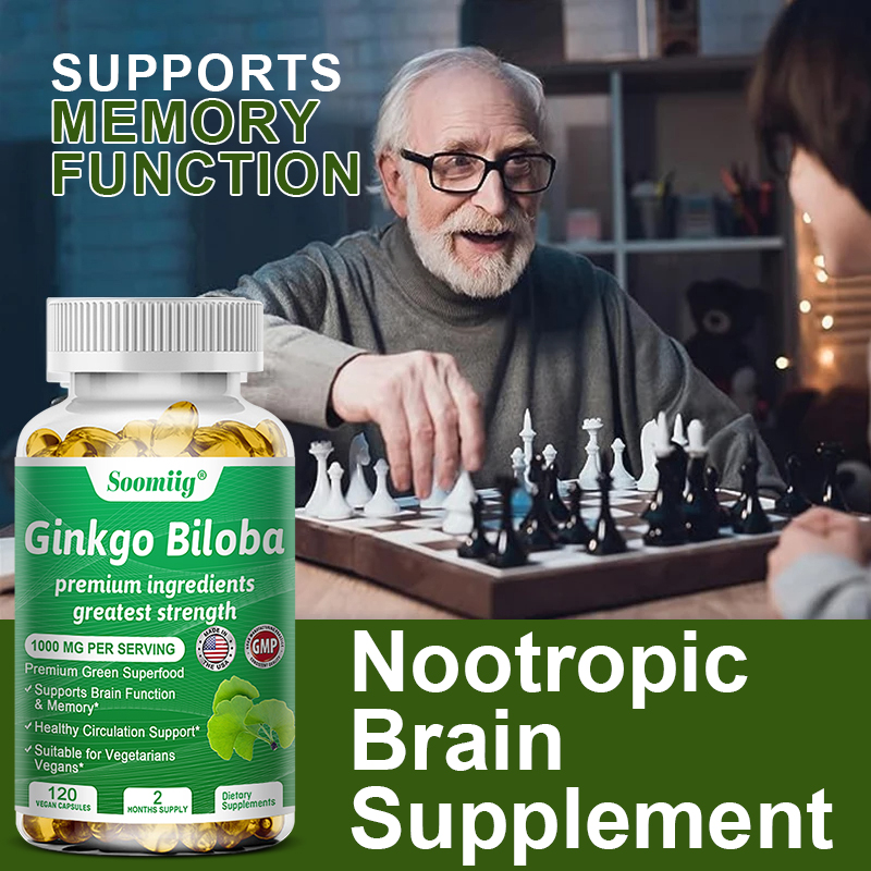 Cápsulas de Ginko Biloba - Sup - Ginger Tea reseña y precio