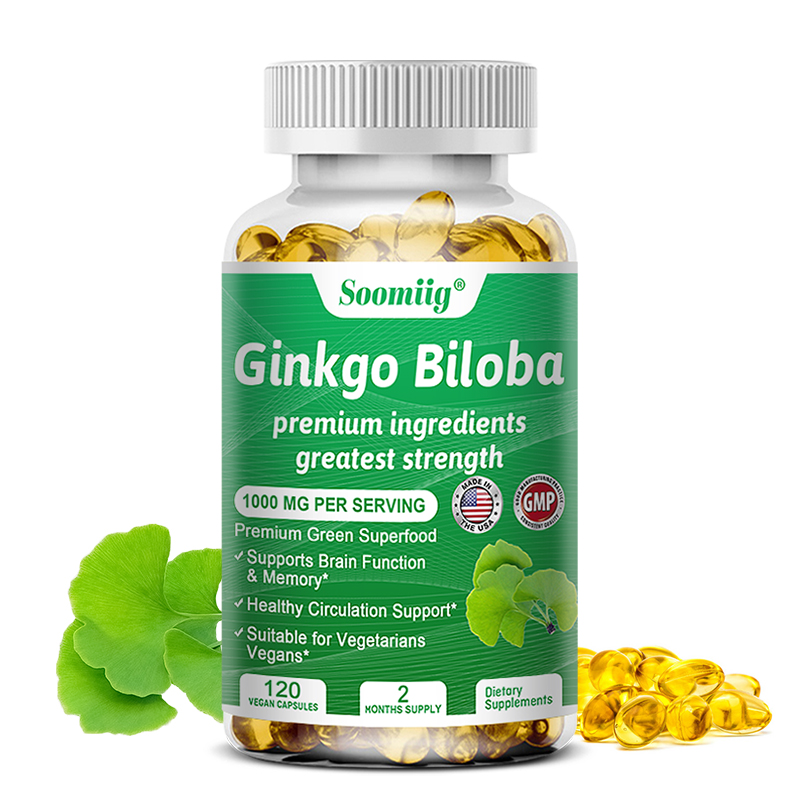 Cápsulas de Ginko Biloba - Sup - Ginger Tea reseña y precio