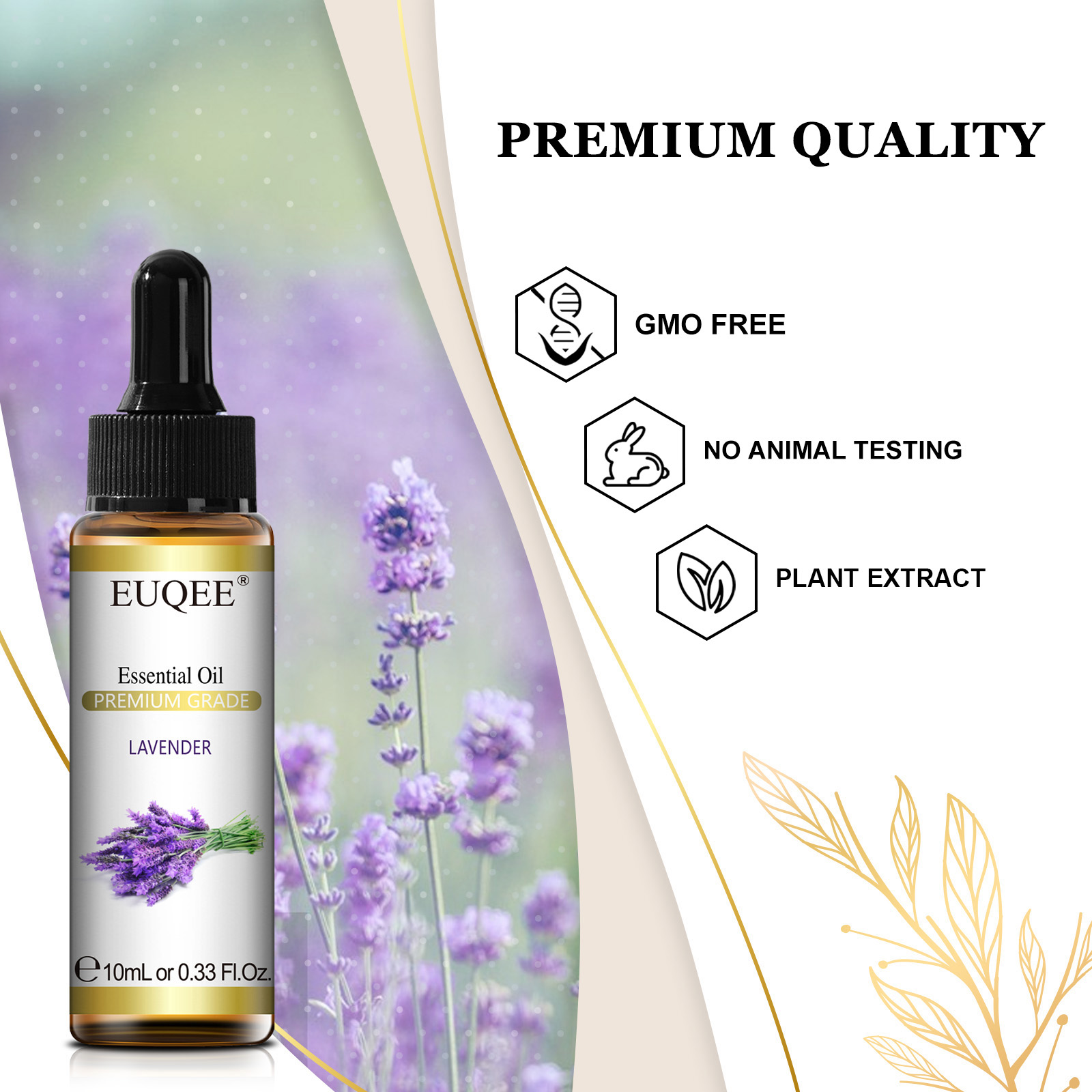 EUQEE 10 ml Aceite Esencial Pu - Lavender Oil reseña y precio