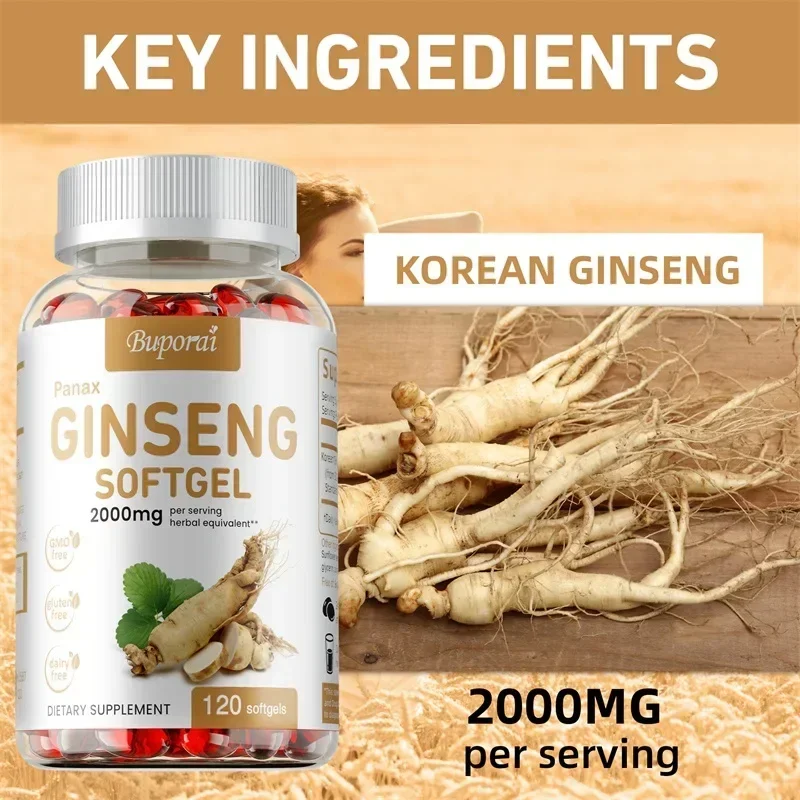 Cápsulas de ginseng Panax rojo - Ginger Tea reseña y precio