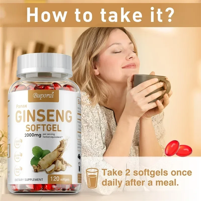 Cápsulas de ginseng Panax rojo - Ginger Tea reseña y precio