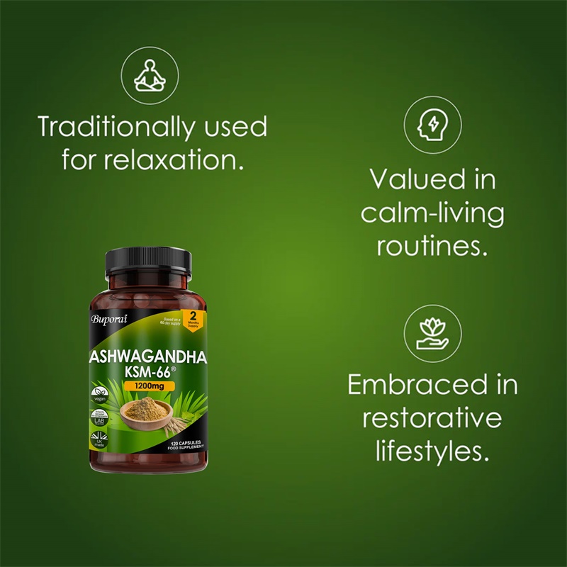 Ashwagandha KSM-66 1200 mg: ap - Herbal Supplement reseña y precio